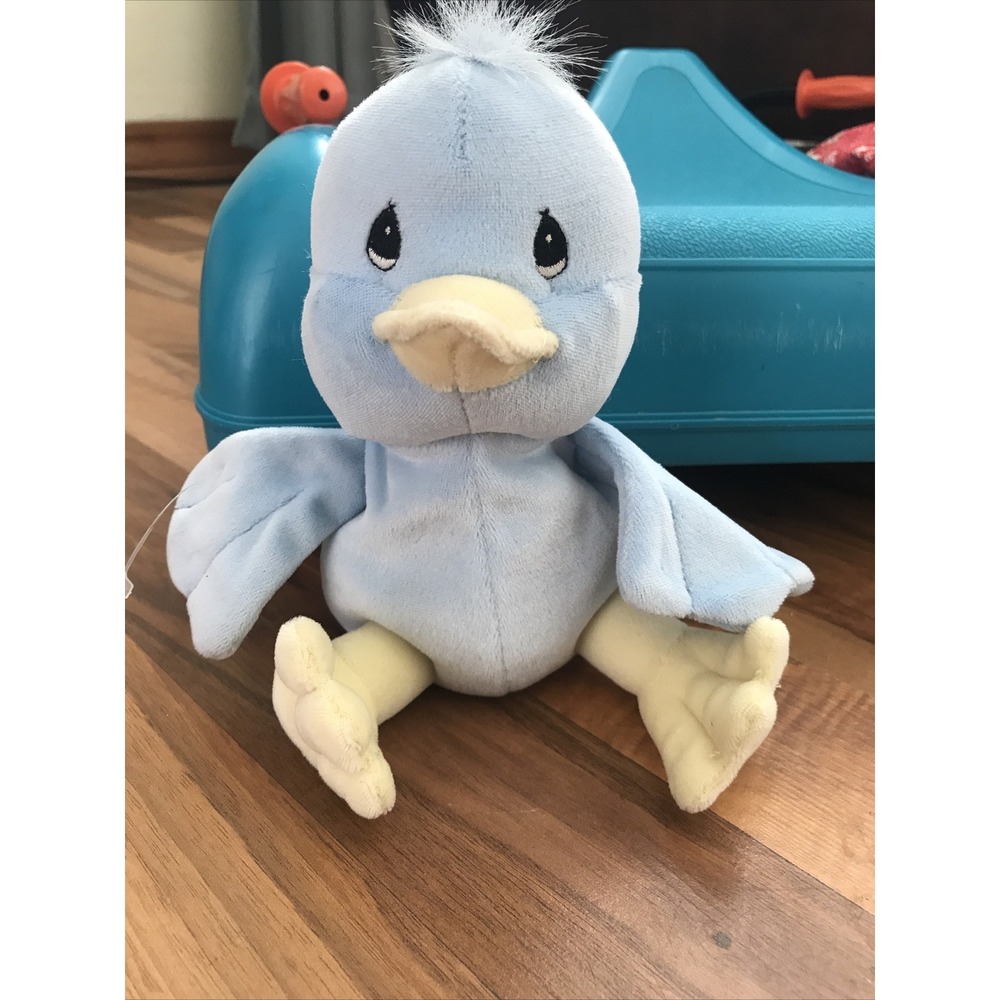 Precious Moments Tender Tails Blue Bird Plush Toy Weighted with beans